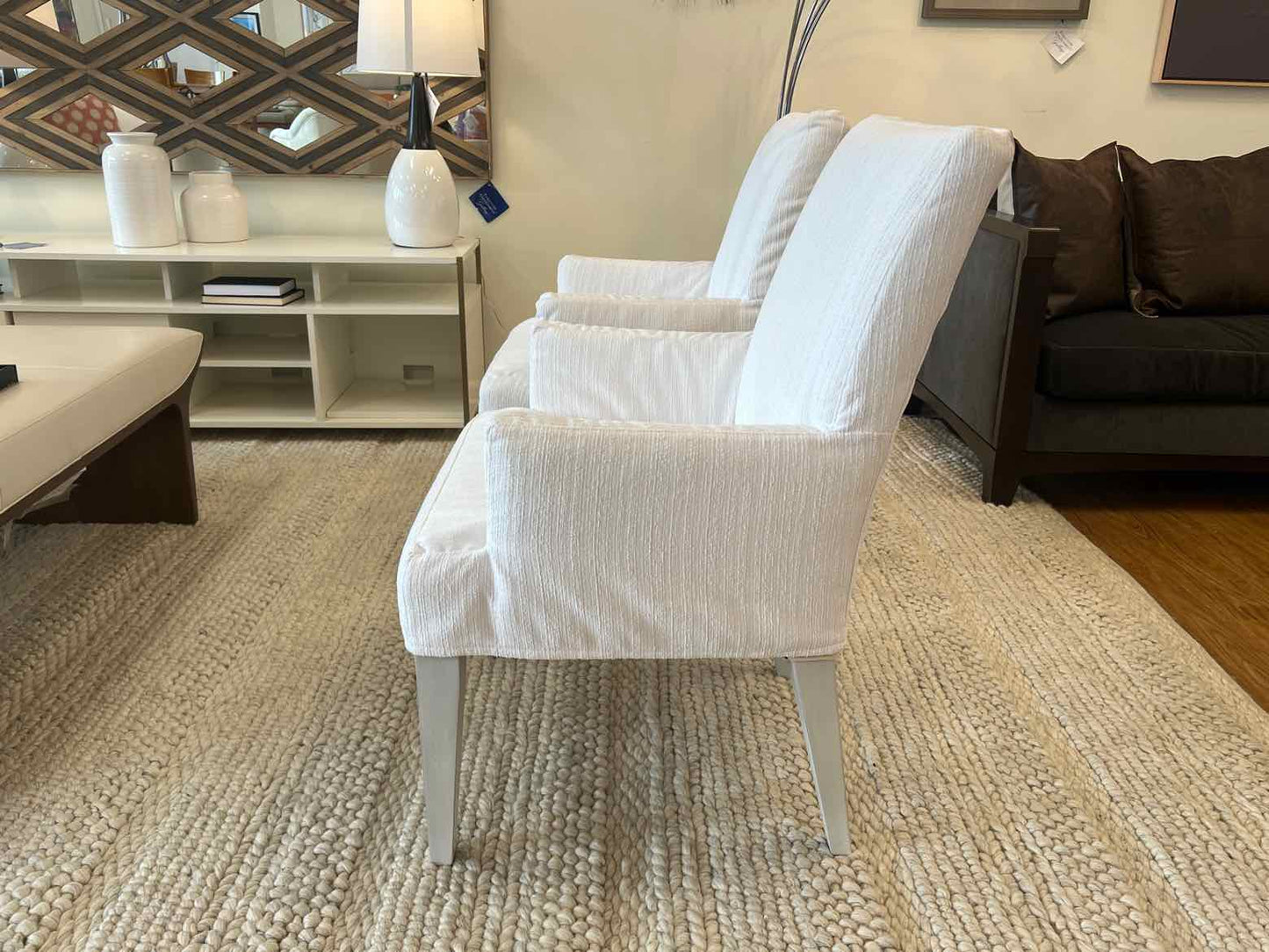 Pair of Serena & Lily 'Ross' Dining Chairs