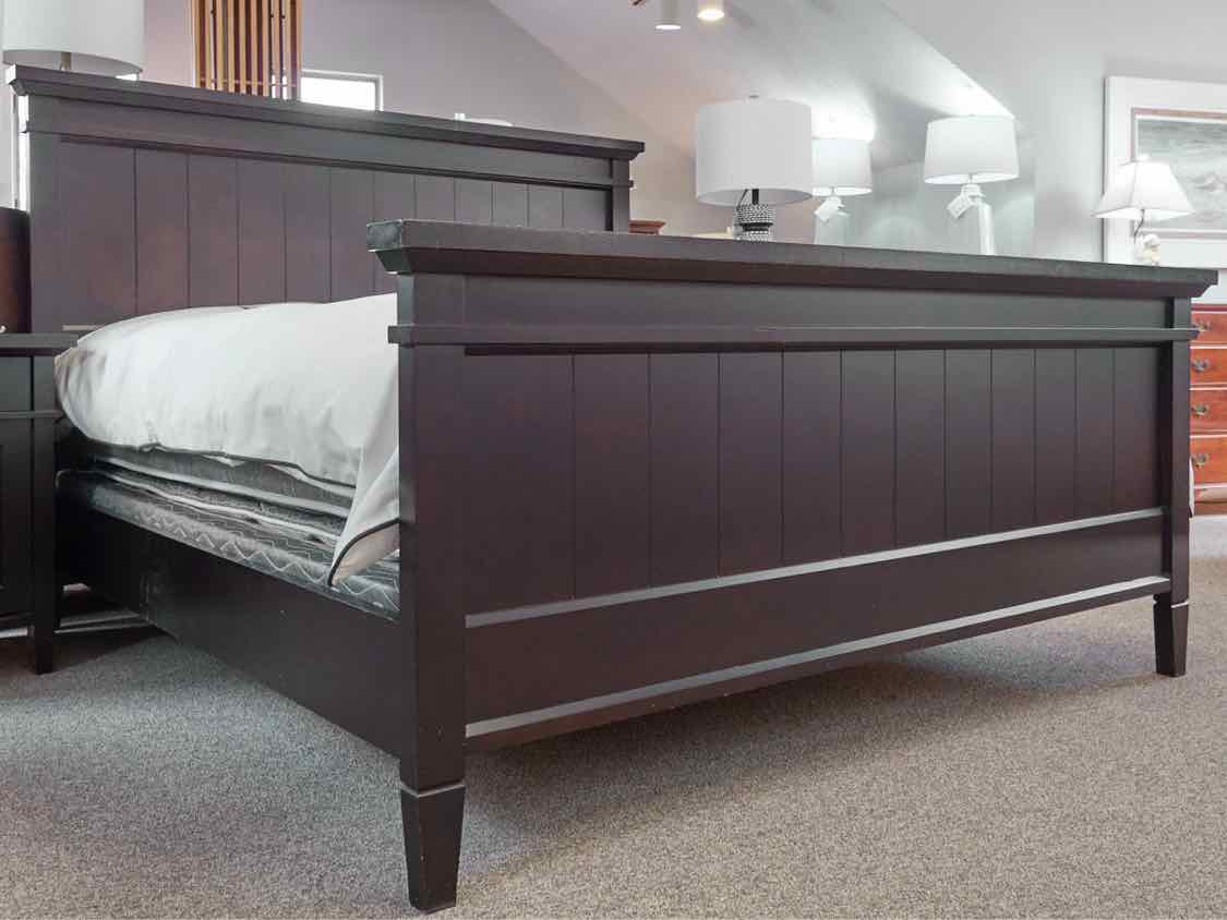 Boston Interiors Black Plank King Bed