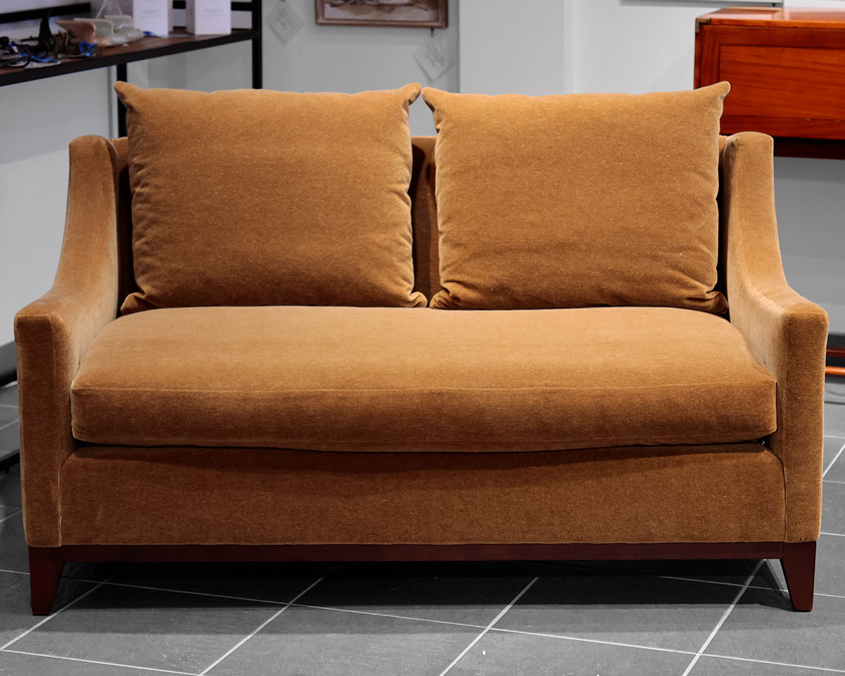 William Sonoma Mohair Loveseat