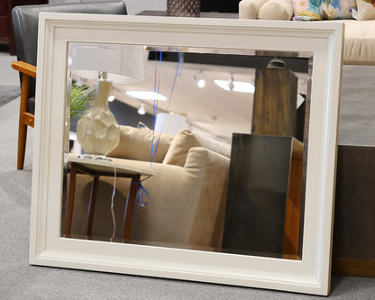 Ivory Framed Mirror