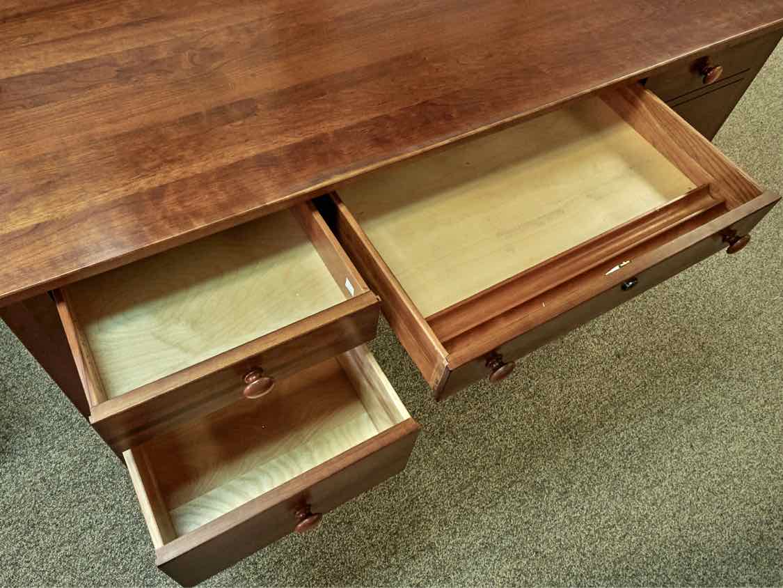 Ethan Allen Cherry File Drawer Desk