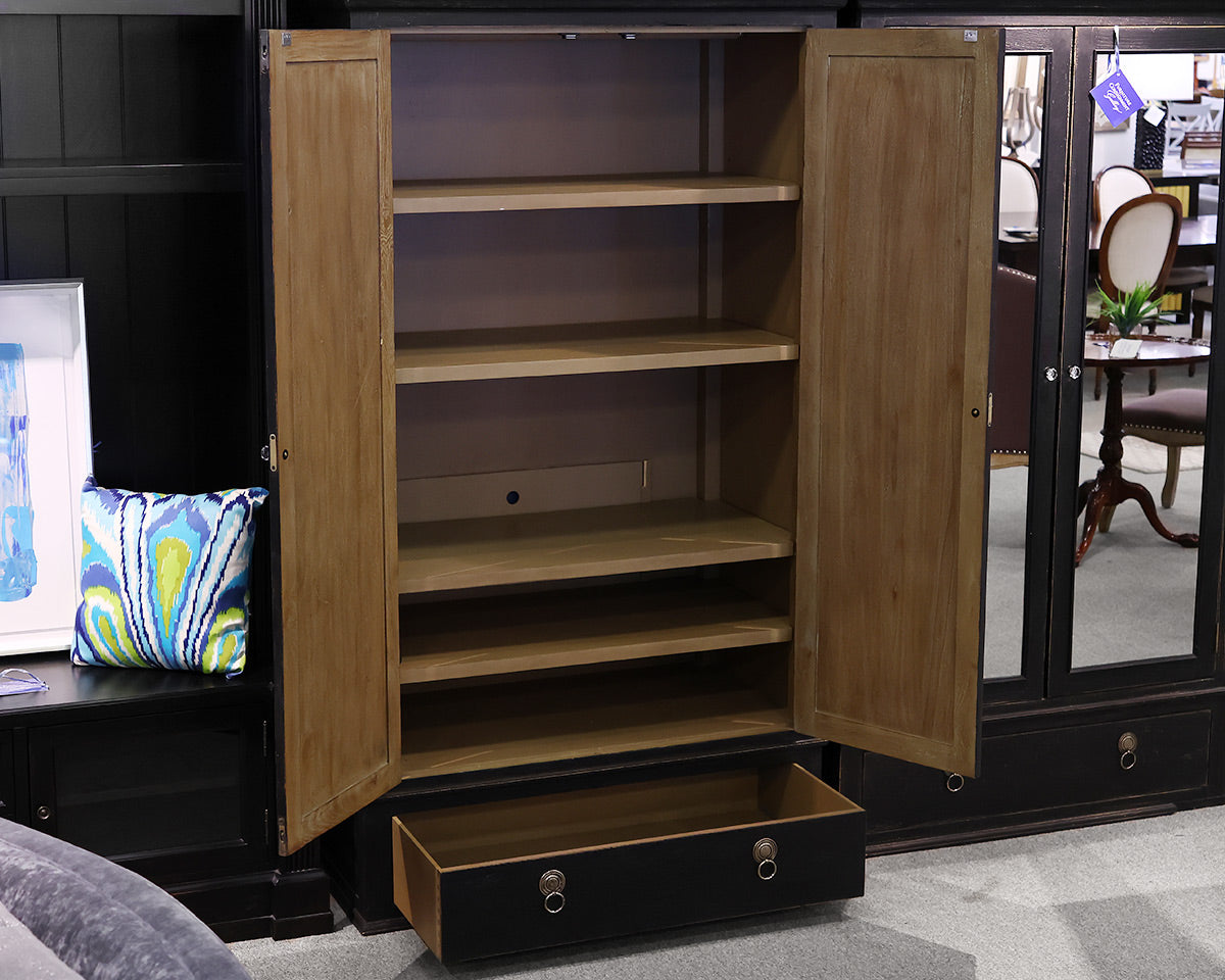 Restoration Hardware Mirrored Armoire