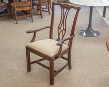 Set of Eight Solid Mahogany Chippendale Dining Chairs