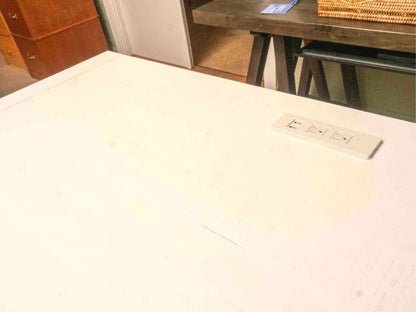 Magnussen  Home "Heron Cove' Ivory 3 Drawer Writing Desk