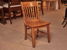Set Of 6 Oak Straight Back Dining Chairs