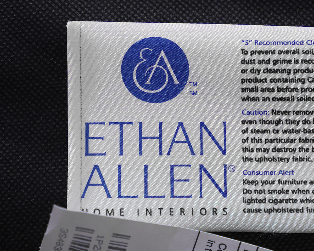 Pair of Ethan Allen Floral Upholstered Chairs