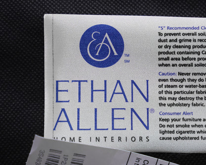 Pair of Ethan Allen Floral Upholstered Chairs