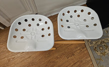 Zanotta 'Mezzadro' Pair of Stools in White