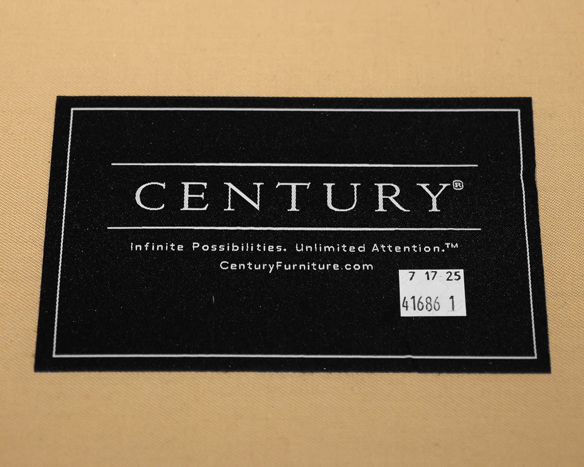 Century Furniture Gray Velvet 2-cushion Sofa