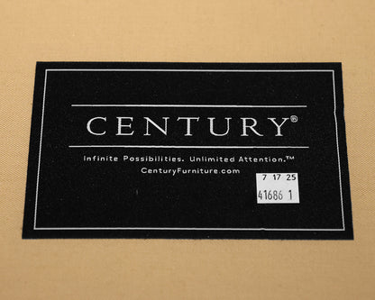 Century Furniture Gray Velvet 2-cushion Sofa