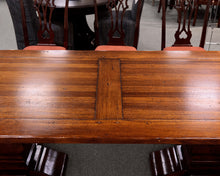 Arhaus Double Pedestal Rustic Dining Table