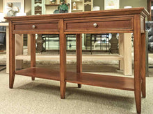 Cherry 2-Drawer Server with Shelf