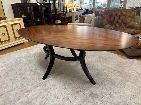 Arhaus Oval Pedestal Dining Table