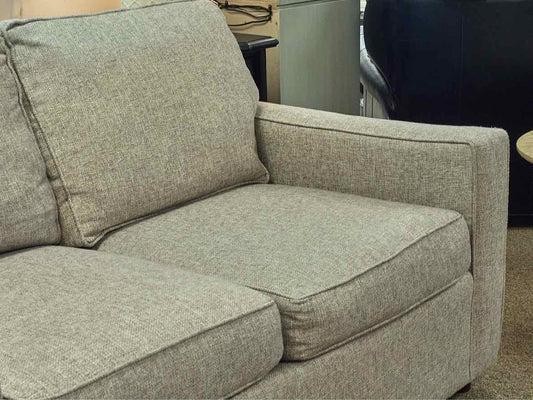 Rowe 'Monaco' 2 Cushion  Loveseat in Pebble Grey Upholstery