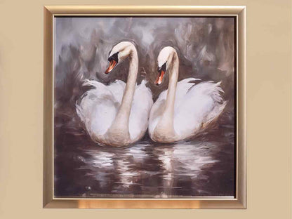'Ballet Of The Swans II' Framed Print