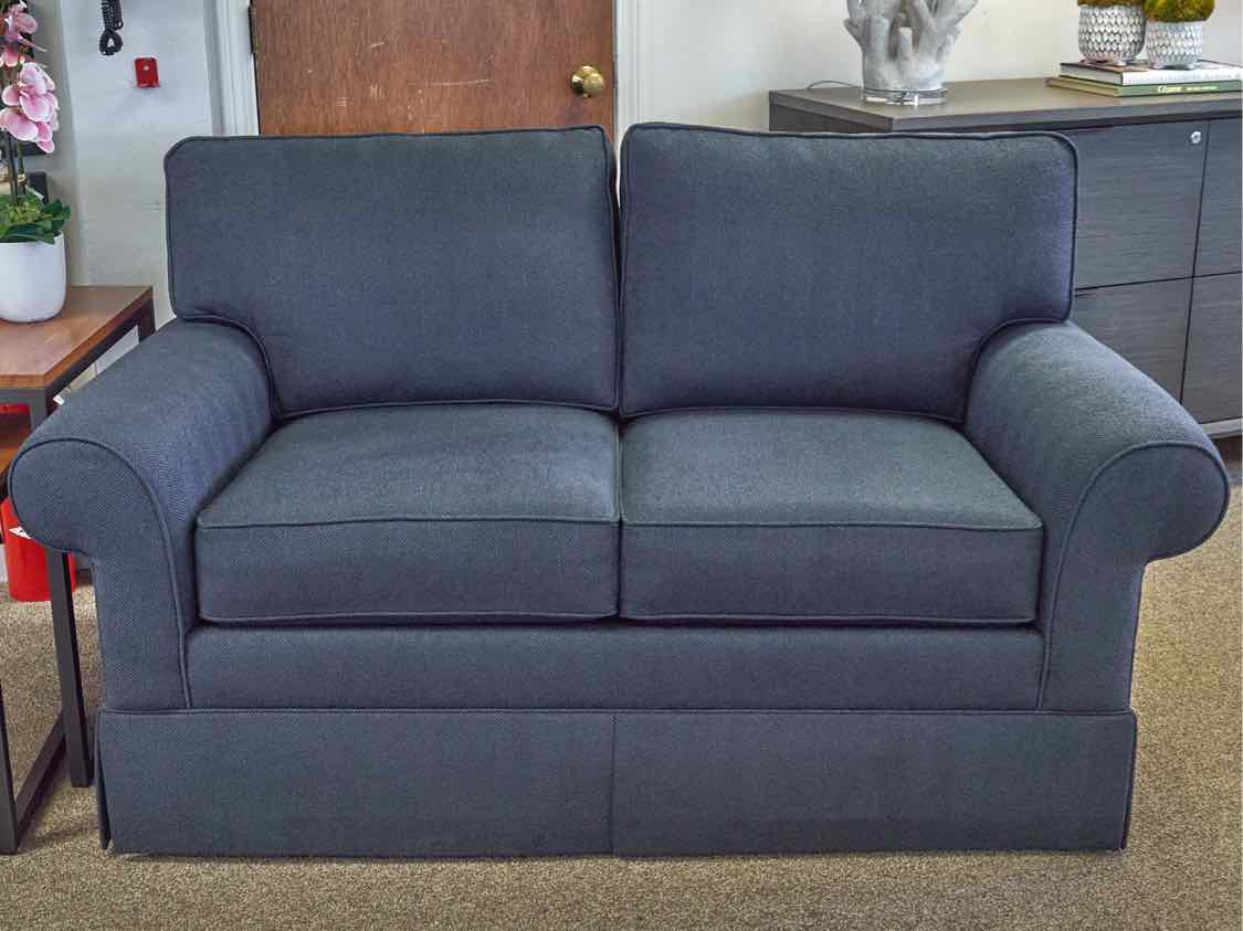 Ethan Allen 'Bennett' Roll Arm Loveseat