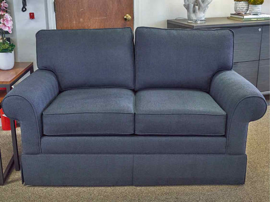 Ethan Allen 'Bennett' Roll Arm Loveseat