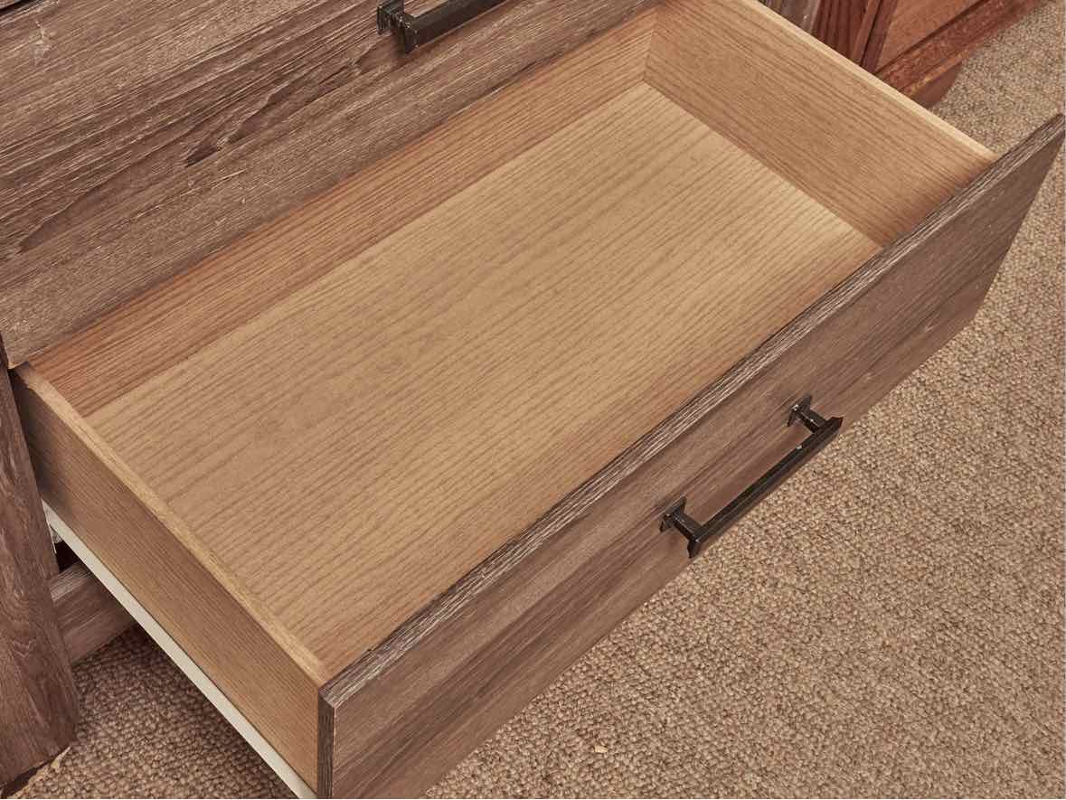 Ashley Furniture'Zelen' 5 Drawer Chest in Driftwood Finish Veneeer