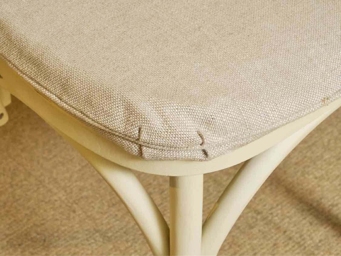 Set of 4 RH 'Madeline' Ivory Bistro Dining Chairs with Cain Seats