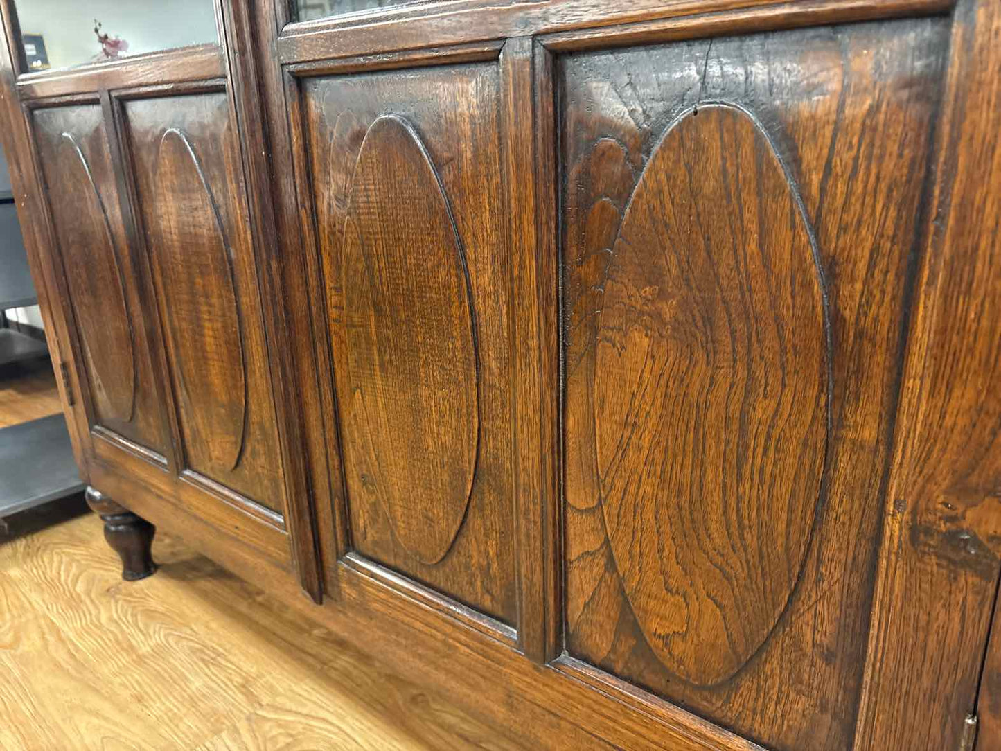 Rustic Wooden Display Cabinet