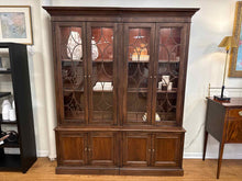 Ethan Allen Walnut Lighted China Cabinet