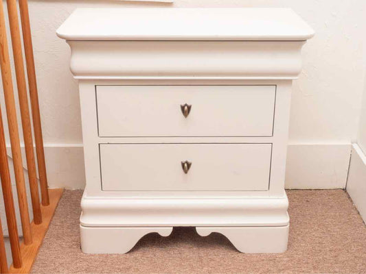Ivory 2 Drawer Nightstand