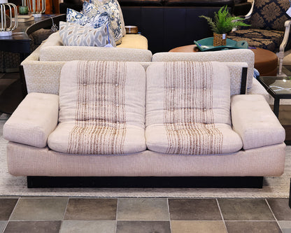 Mid Century Modern Lounging Upholstered Sofa