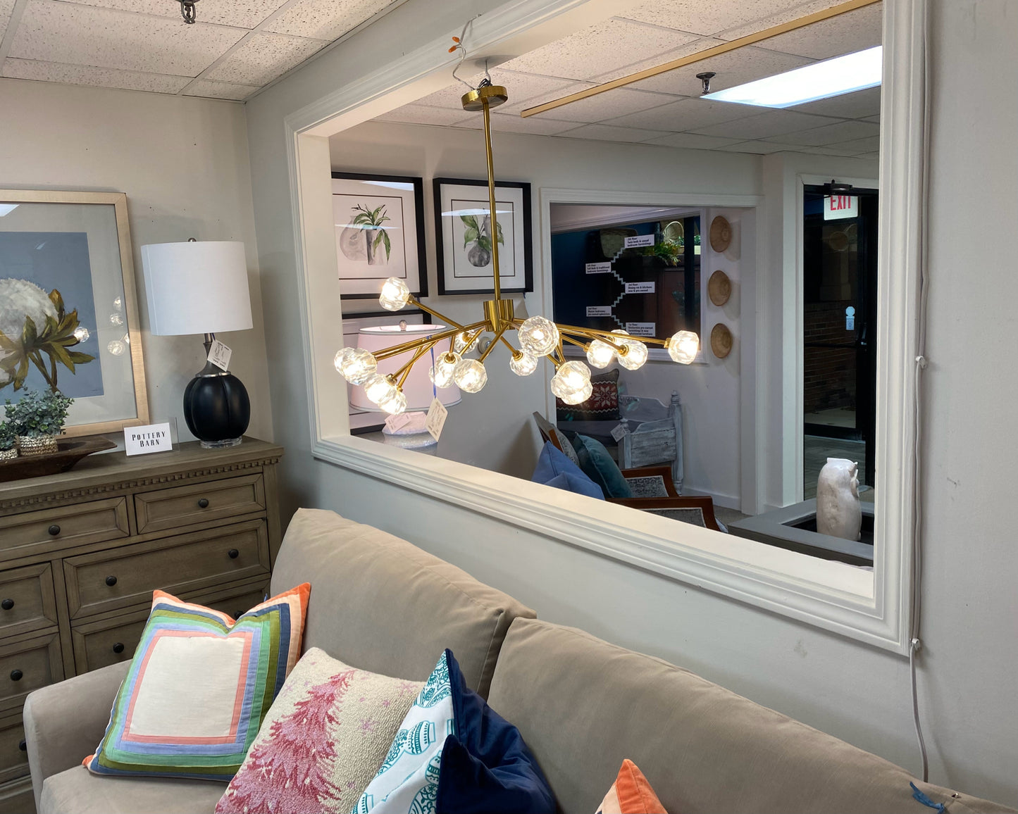 RH 'Boule De Cristal'  Glass Round Clear Chandelier