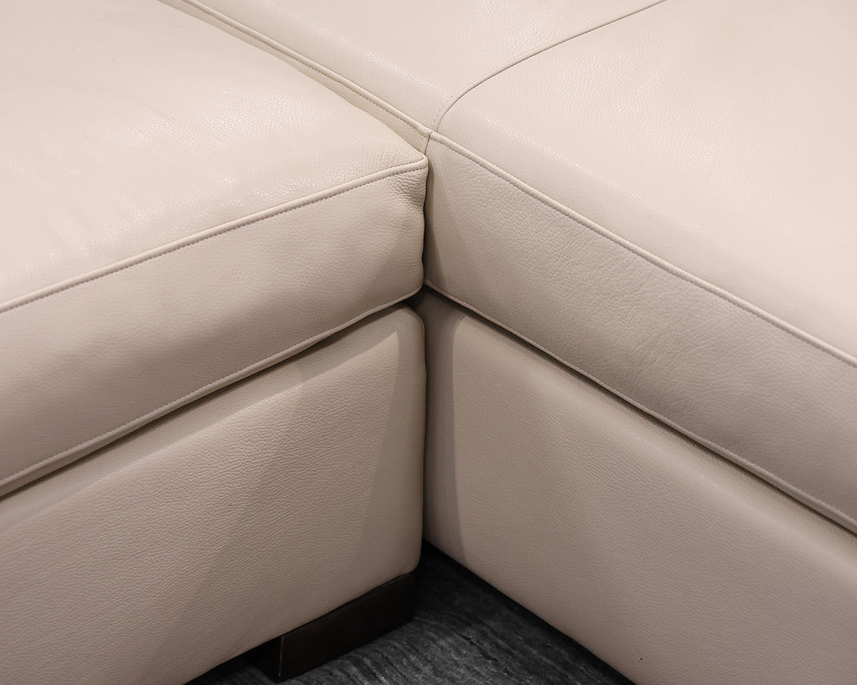 Low Profile Creme Sectional