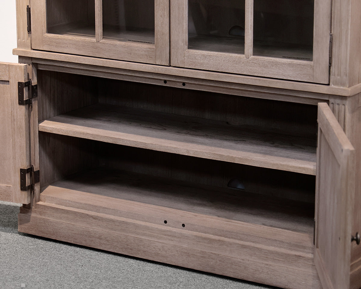 Pottery Barn "Livingstone"  Rustic China Cabinet & Hutch