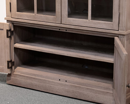 Pottery Barn "Livingstone"  Rustic China Cabinet & Hutch