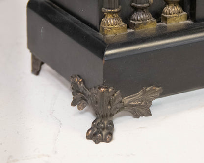 Sessions Melrose 8-Day Antique Neoclassical Desk Clock