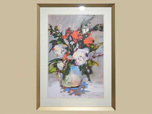 Framed Print:  "Potted Roses"