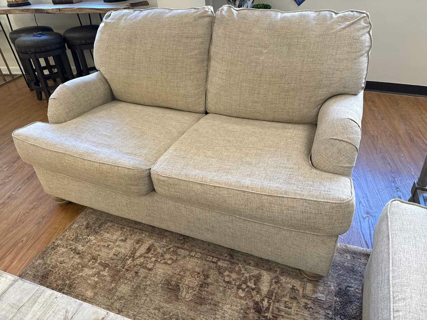 Loveseat in Light Grey