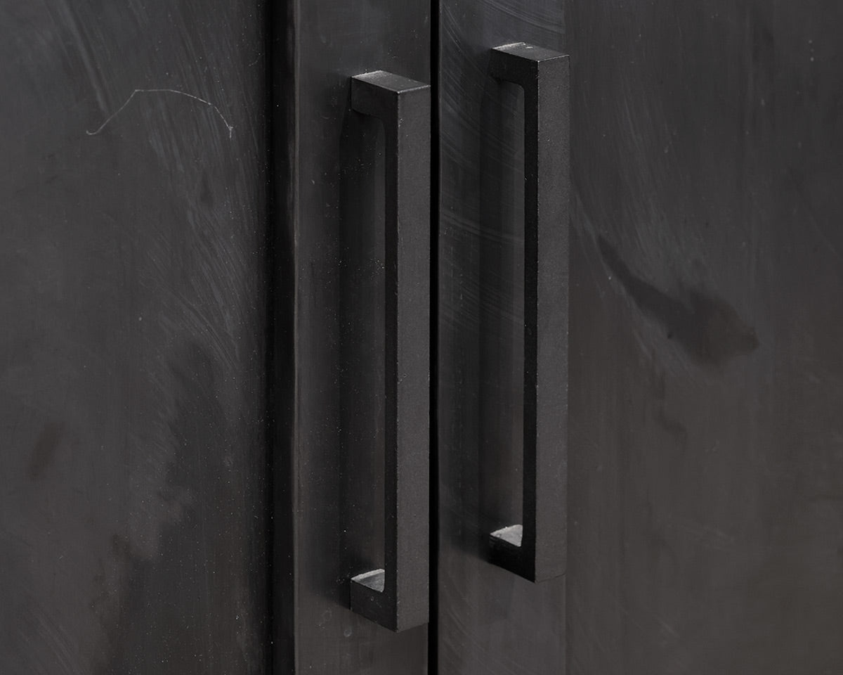 Restoration Hardware 'La Salle' Metal-Wrapped Cabinet