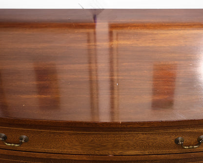 Bow Front Mahogany Inlaid Server
