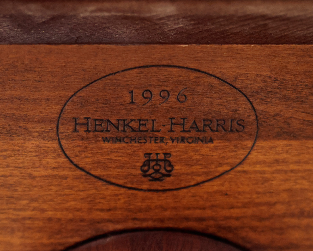 Henkel Harris Double Pedestal Inlaid Dining Table