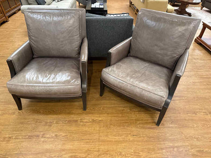 Ethan Allen Pair Of  'Grayson' Lounge Chairs