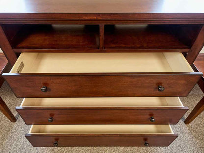 Aspenhome Cambridge Entertainment Chest in Brown Cherry Finish