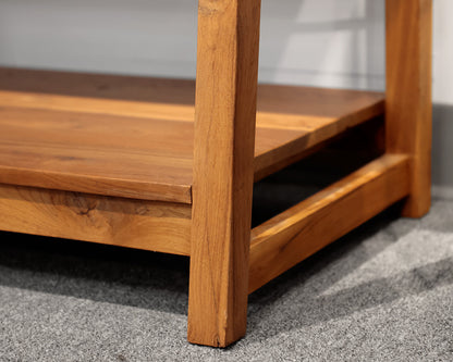 Crate & Barrel "Strut" Teak Bookcase
