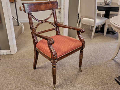 Hickory & White Regency Style Mahogany Dining Table (w/Pads) & Set of 12 Chairs