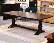 Bassett Farmhouse Dining Table in Espresso Finish