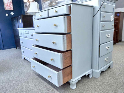 Six Drawer Chest in 'Arctic' Blue