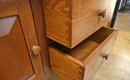 Cherry Huntboard w/ 2 Drawers