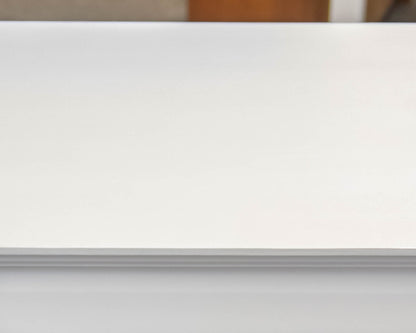 Vermont Tubbs White Finish 3 Drawer  Dresser with Wood Knobs