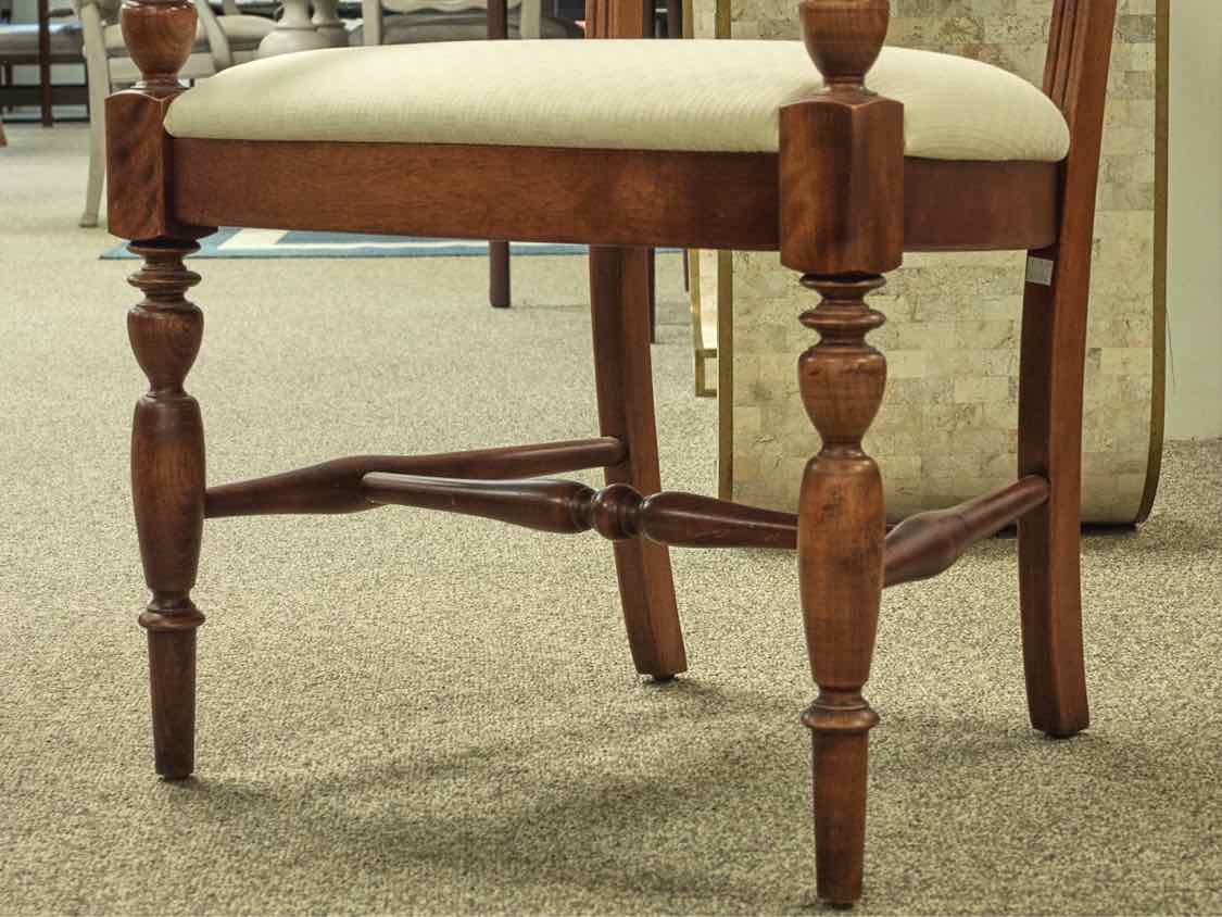Nichols & Stone Cherry Dining Table & Set of 8 Chairs