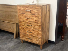 MCM Multi-Toned Wood Chest