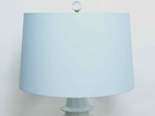 Claud Blue Table Lamp with Pale Blue Drum Shade