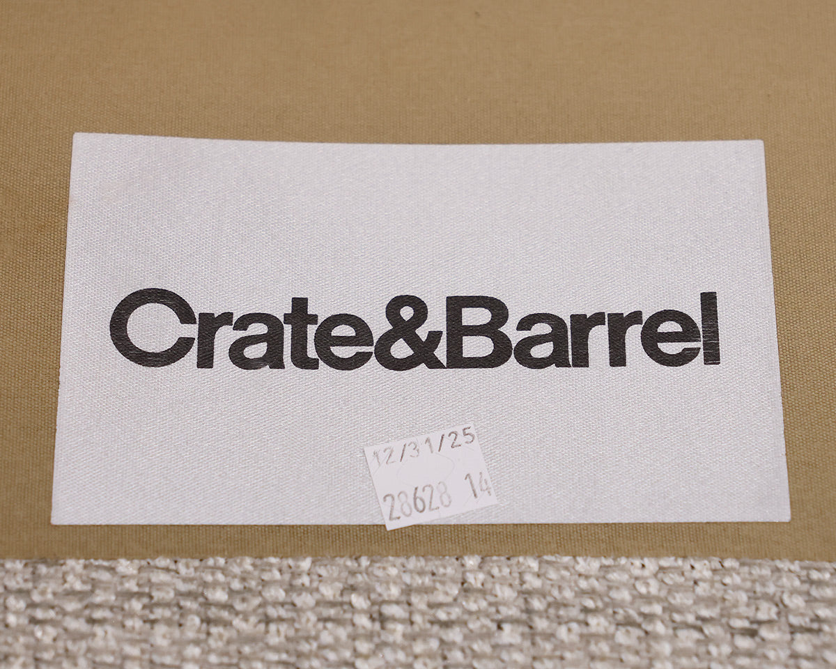 Crate & Barrel Two Cushion Sofa