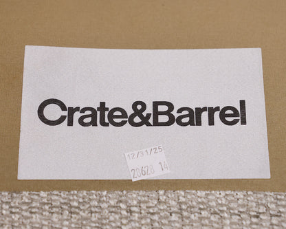 Crate & Barrel Two Cushion Sofa